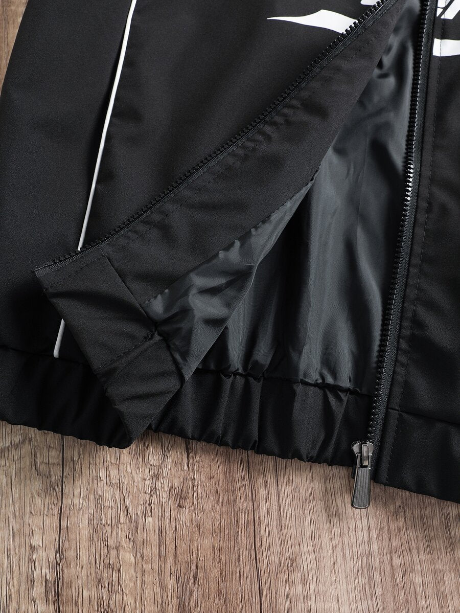 Manfinity EMRG Men’s Printed Racing Jacket