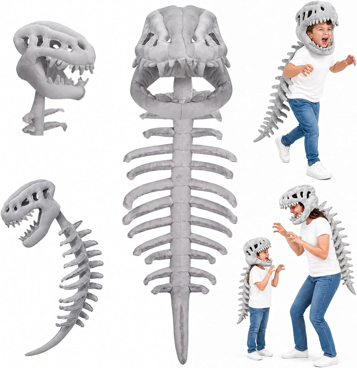 Dinosaur Skeleton Costume for Kids, Dinosaur Toys Costume