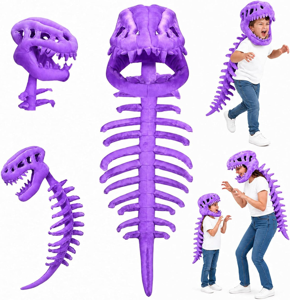 Dinosaur Skeleton Costume for Kids, Dinosaur Toys Costume