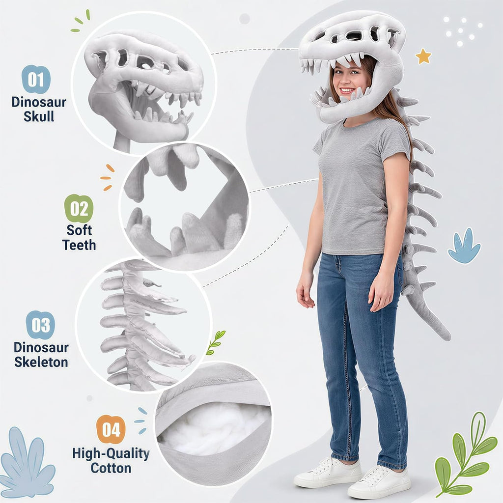 Dinosaur Skeleton Costume for Kids, Dinosaur Toys Costume