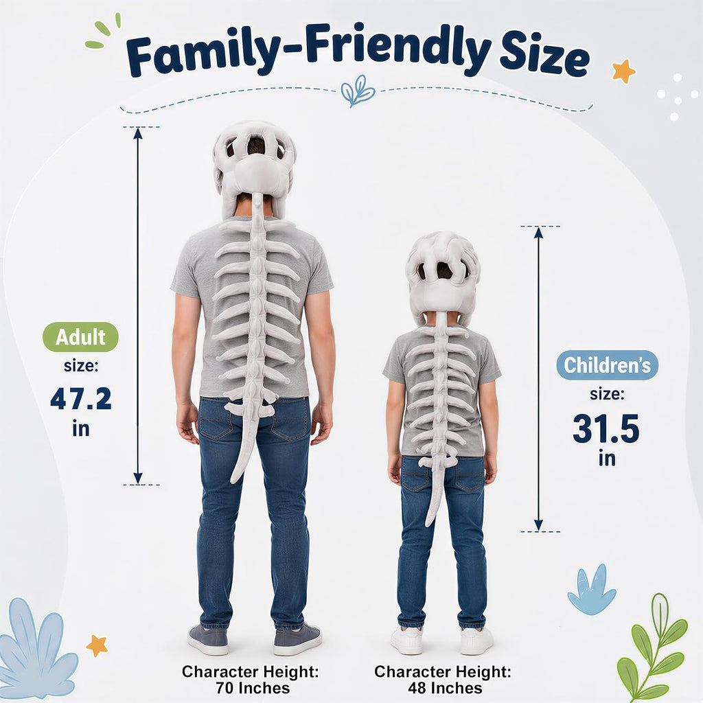 Dinosaur Skeleton Costume for Kids, Dinosaur Toys Costume