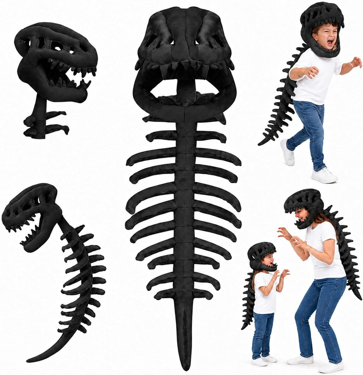 Dinosaur Skeleton Costume for Kids, Dinosaur Toys Costume