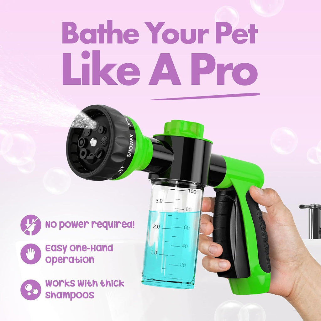 Girl With The Dogs Pet Wash Soap & Shampoo Dispenser & Hose Sprayer Nozzle