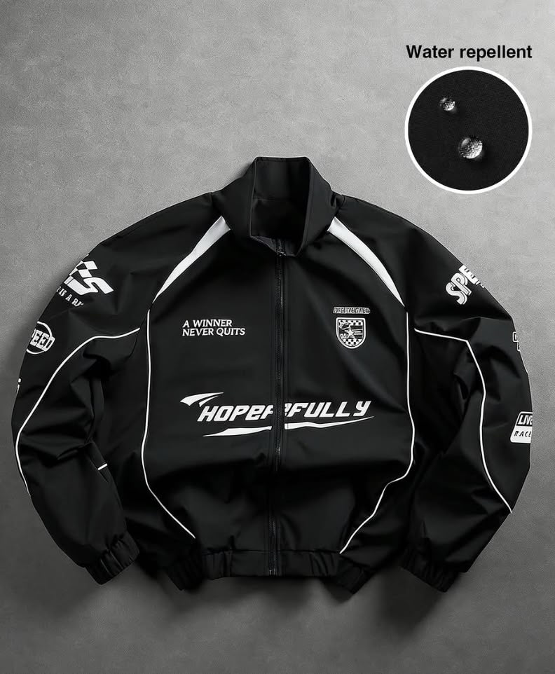 Manfinity EMRG Men’s Printed Racing Jacket